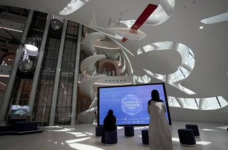  سبک معماری موزه آینده دبی , نمای موزه آینده دبی , عکس های موزه آینده دبی
