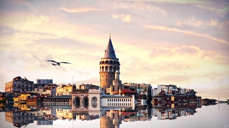 برج گالاتا,برج گالاتا در استانبول,تاریخچه برج گالاتا