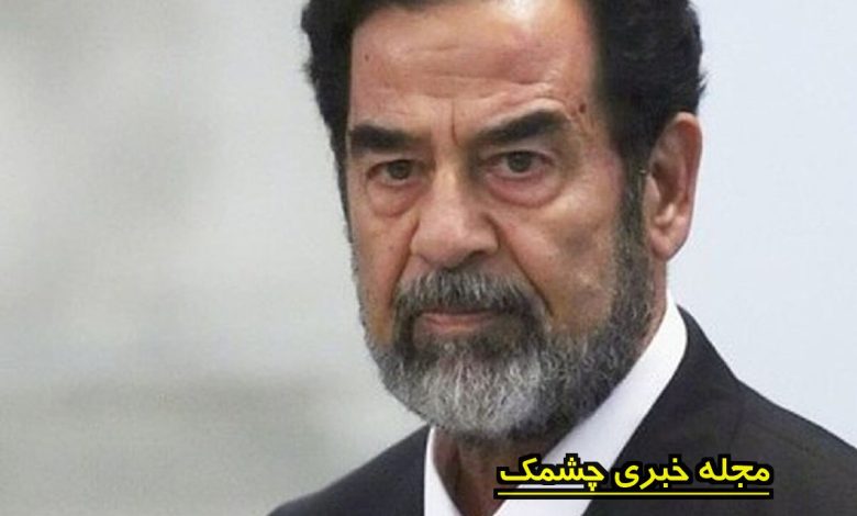 رضا عطاران در نقش صدام حسین